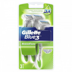 Aparat de ras Gillette Blue3 Sense Care punga 3 buc foto