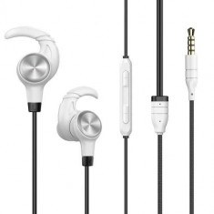 Casti Handsfree Samsung iPhone In Ear Stereo BASEUS Series Albe foto