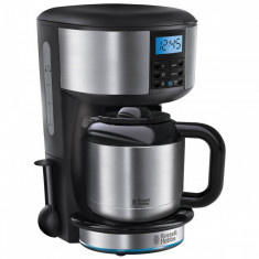 Cafetiera Russel Hobbs Buckingham Therm 1000W 1 l inox / negru foto