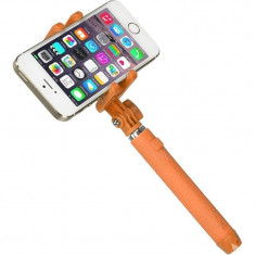 Selfie Stick Kitvision KVPKBTSSOR portocaliu extensibil de buzunar cu control actionare shutter pe bluetooth foto