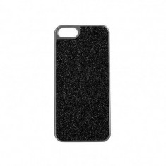 Husa Protectie Spate Xqisit iPlate Glamor neagra pentru Apple iPhone 5 / 5S foto