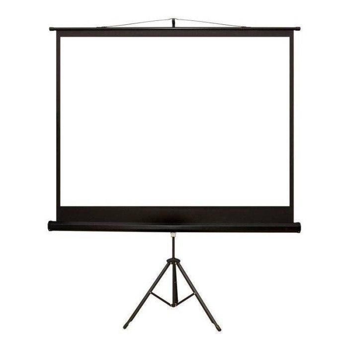 Ecran de proiectie 4World cu suport 170 x 127 cm format 4:3 alb mat foto mare Ecran de proiectie 4World cu suport 170 x 127 cm format 4:3 alb mat foto mare