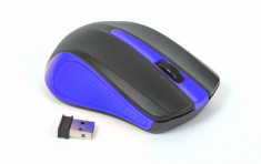 Mouse wireless Omega OM-419 albastru foto