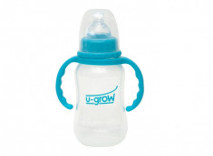 Biberon U-GROW A-1012 cu gat normal 120 ml foto