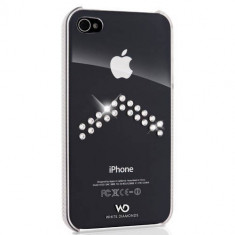 Husa Protectie Spate White Diamonds 1110Arr5 Arrow Crystal pentru iPhone 4 foto