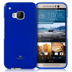 Husa Protectie Spate Goospery Jelly Blue pentru HTC ONE M9 foto