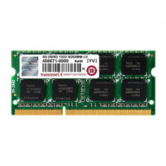 Memorie laptop Transcend 4GB DDR3 1333 MHz CL9 1.35V foto
