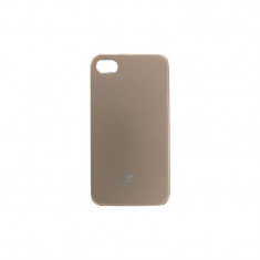 Husa Protectie Spate Goospery Jelly pentru iPhone 4/4S Auriu foto