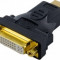 4World Adaptor 4World HDMI [M] la DVI-I [F] negru