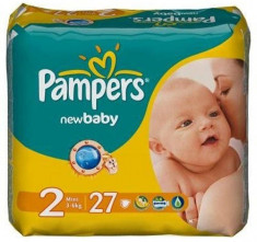 Scutece PAMPERS New Baby 2 Mini Regular Pack 27 buc foto