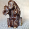 Statueta antica din ceramica - lut -glazurat - Intelept oriental -