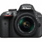 Aparat foto DSLR Nikon D3300 kit AF-P 18-55mm VR Black