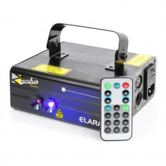 Beamz Elara laser fascicul dual 18 W RB-12, telecomanda, 6-DMX IR foto