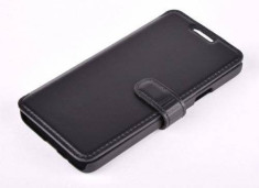 Husa Flip Cover Tellur Book Case Black din piele pentru Samsung Galaxy S5 foto