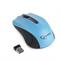 Mouse wireless Gembird MUSW-101-B USB Albastru Negru foto