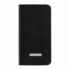 Husa Flip Cover Hugo Boss Booklet Case Folianti neagra pentru Samsung Galaxy S5 foto