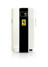 Husa Protectie Spate Ferrari Fegtg2Wh alba pentru Samsung Galaxy S Ii I9100 foto