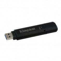 Memorie USB Kingston DataTraveler 4000 G2 Encrypt 8GB USB 3.0 Black foto