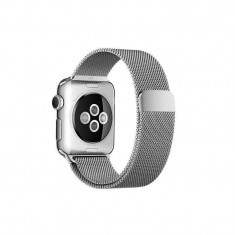 Curea smartwatch Apple Watch 38mm Silver Milanese Loop foto