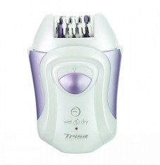 Epilator Trisa Epilady Wet / Dry 2 viteze alb / mov foto