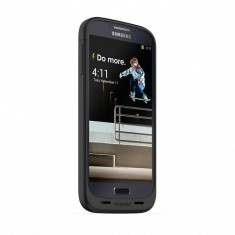 Husa cu incarcare Mophie 2487_Jp 2300mah neagra pentru Samsung Galaxy S4 I9500 foto