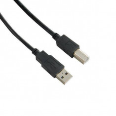 Cablu 4World USB 2.0 tip A-B M/M 5m High Quality foto