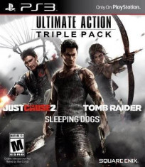 Joc consola Square Enix Ultimate Action Pack Just Cause 2 Sleeping Dog Tomb Raider PS3 foto