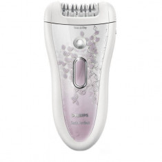 Epilator Philips HP6583/02 2 viteze 6 accesorii Wet &amp;amp; Dry Alb/Mov foto