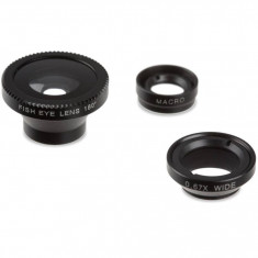 Set lentile magnetice Kitvision KV31MLEN 3 in 1 - Macro / Fish-eye / Wide Angle Lens foto