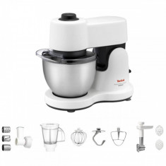 Robot de bucatarie Tefal QB 207138 MasterChef Compact 700W alb / gri foto