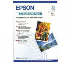 Consumabil Epson Consumabil Hartie mata pentru arhivare A3 foto