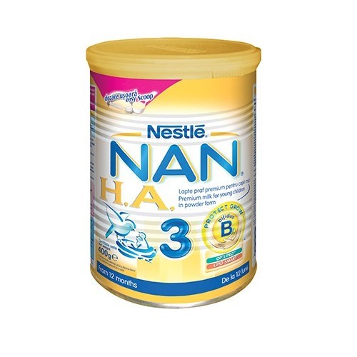 Lapte praf NESTLE Nan HA3 400g peste 12 luni foto mare Lapte praf NESTLE Nan HA3 400g peste 12 luni foto mare