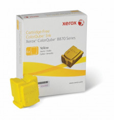 Cartus cerneala Xerox ColorQube 8870 Yellow 6 bucati foto