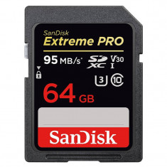 Card Sandisk Extreme PRO SDXC 64GB 95Mbs V30 UHS-I U3 foto