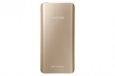 Acumulator extern Samsung EB-PN920UFEGWW 5200 mAh Fast Charging Gold foto