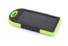 Acumulator extern Esperanza EMP109KG Power Bank Sun 5200 mAh black / green foto