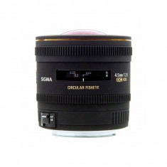 Obiectiv Sigma 4,5mm f/2.8 EX DC FISHEYE circular pentru Nikon foto