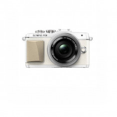 Aparat foto Mirrorless Olympus E-PL7 16 Mpx White Kit 14 - 42mm Pancake foto