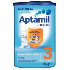 Lapte praf APTAMIL Nutricia 3 800 g 9-12 luni foto