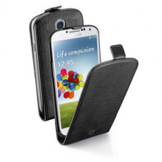 Husa Flip Cover Cellularline FLAPESSGALAXYS4BK Flip Essential Negru pentru SAMSUNG Galaxy S4 foto