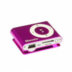 MP3 player Vakoss Msonic MM3610P miniUSB Aluminiu Pink foto