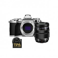 Aparat foto Mirrorless Olympus OM-D E-M5 Mark II 16 Mpx Silver Kit 12-40mm foto