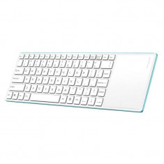 Tastatura Rapoo Bluetooth E6700 Touchpad White / Blue foto