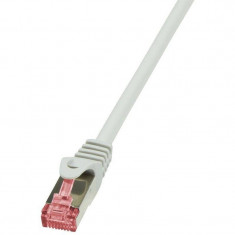 Cablu retea Logilink Patchcord Cat 6A 10G S/FTP PIMF PrimeLine 5m gri foto