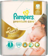 Scutece PAMPERS Premium Care 1 New Baby Small Pack 22 buc foto