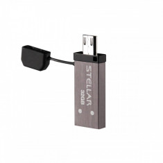 Memorie USB Patriot Stellar 32GB OTG USB 3.0 gray foto