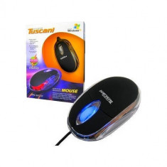 Mouse 4World Mini Tuscani Color USB Black foto