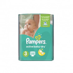 Scutece PAMPERS Active Baby 3 Midi Regular Pack 22 buc foto