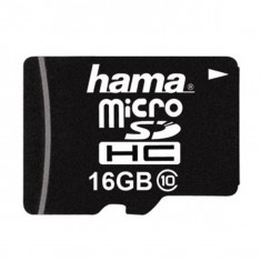 Card Hama Micro SDHC 16GB Clasa 10 foto