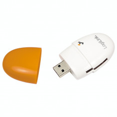 Card reader Logilink Smile Multi Card USB 2.0 portocaliu foto